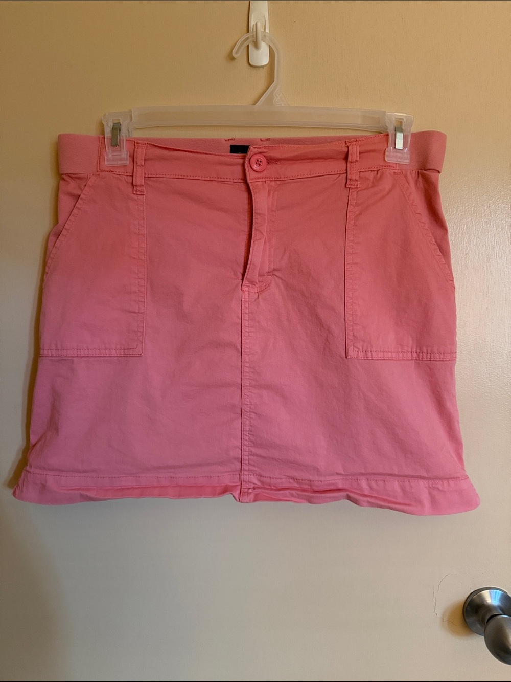 Lee Pink Women's Casual Skort with Patch Pockets